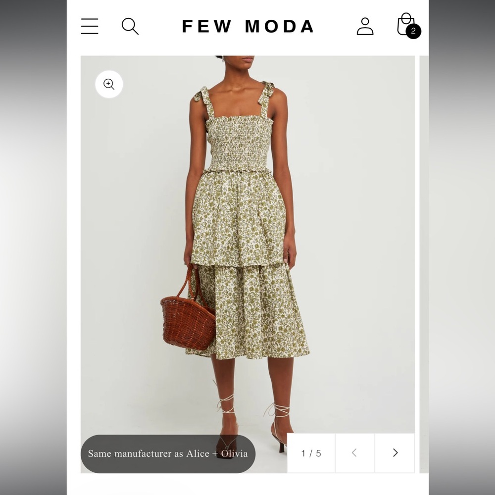 Few Moda Hazel Cotton Dress - Size XS